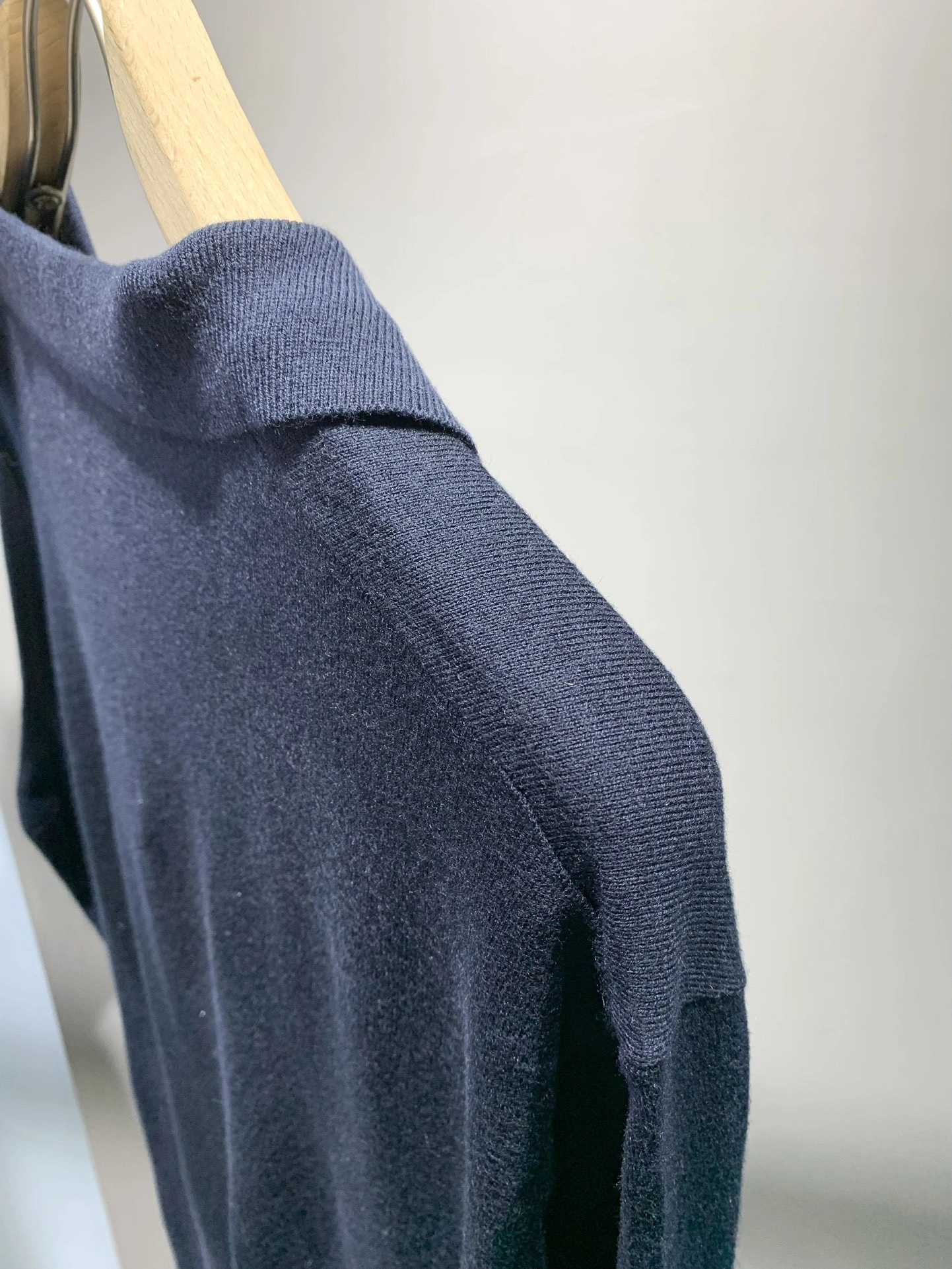 wg.luxury-- Pr141 2025ss Polo cashmere oversized 2colour item:E-F509L1811-2H